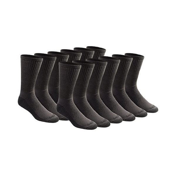 12 pares de calcetines Dickies Dri-tech con control de humedad para hombre