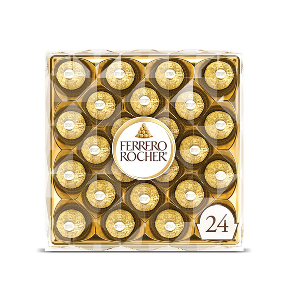 24 Ferrero Rocher Premium Gourmet Milk Chocolates