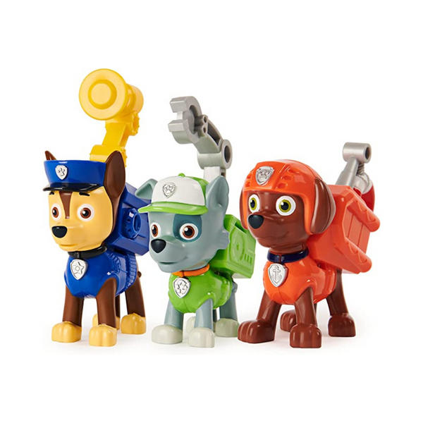 Paw Patrol 3-Pack Action Pack of Collectible Figures with Sounds and Phrases