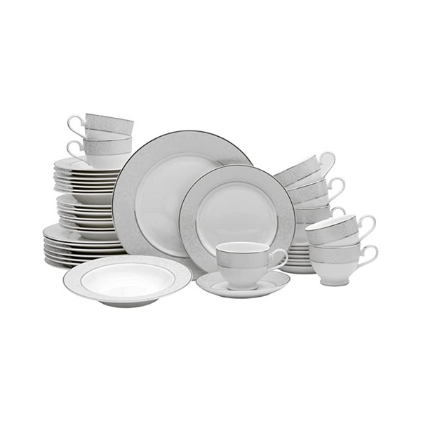 Mikasa 40-Piece Dinnerware Set, Parchment