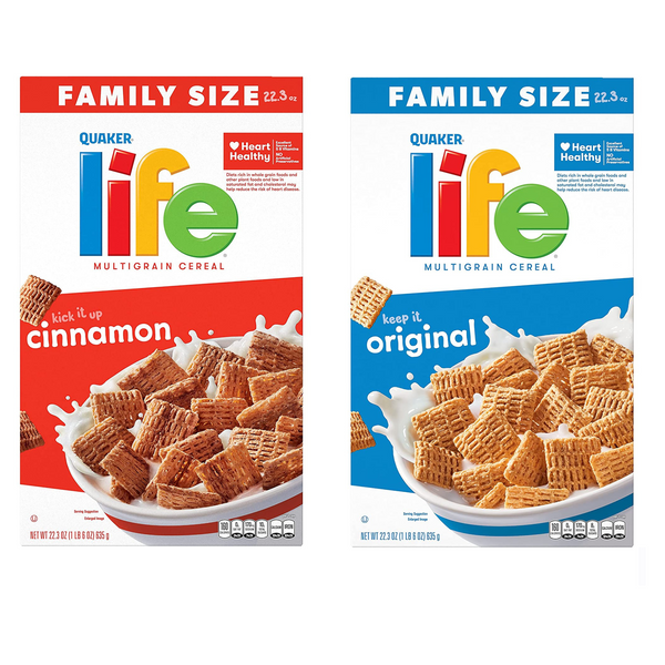 Cajas Familiares De Cereales Life Original, Canela Y Chocolate A La Venta