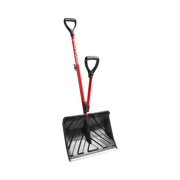 Snow Joe Red Shovelution 18-in Snow Shovel