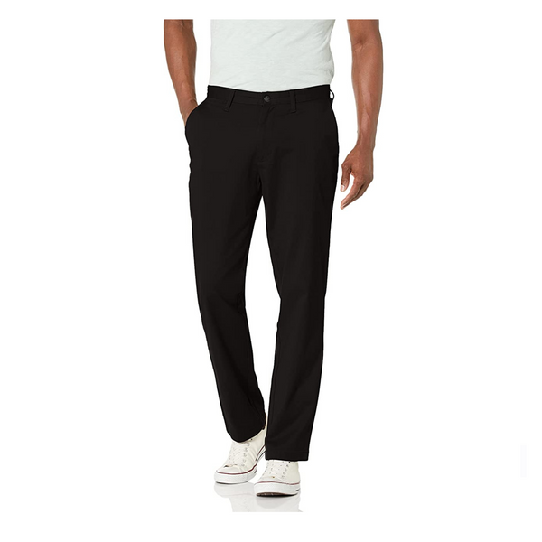 Nautica Men’s Classic Fit Flat Front Stretch Solid Chino Deck Pants (3 Colors)