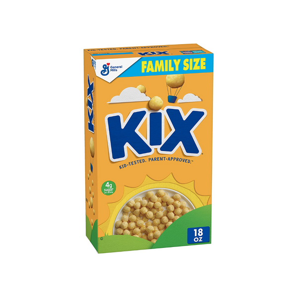 18-Oz Kix Crispy Corn Puffs Whole Grain Breakfast Cereal