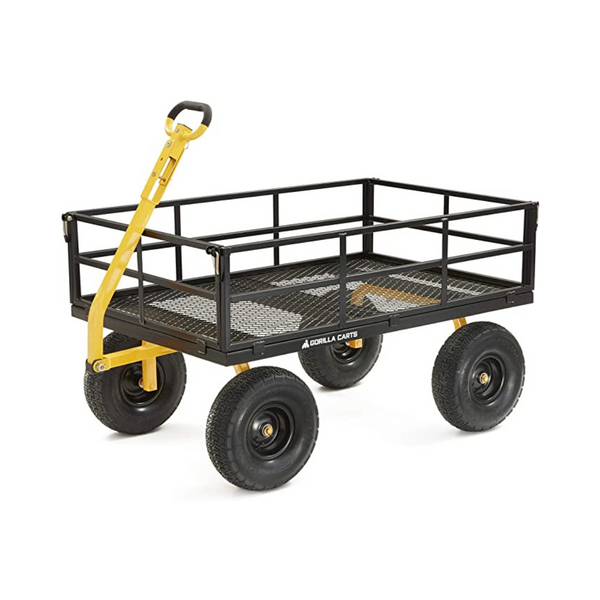 Gorilla Carts Heavy-Duty Steel Utility Cart