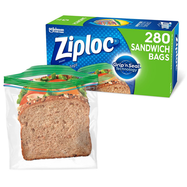 840 Ziploc Sandwich and Snack Bags