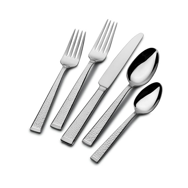 Mikasa Kyler 65-Piece 18/10 Stainless Steel Flatware Set, Service For 12