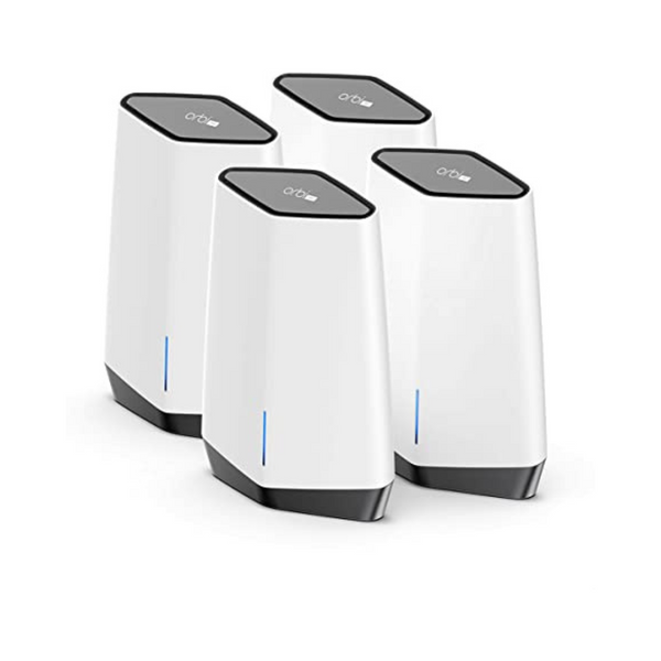 Netgear Orbi Pro WiFi 6 Tri-Band Mesh System Router with 3 Satellite Extenders