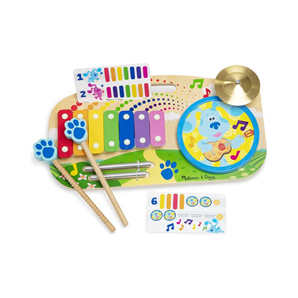 Melissa & Doug Blue’s Clues & You! Wooden Music Maker Board