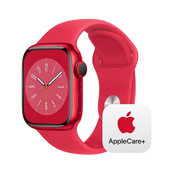 Apple Watch Series 8 de 41 mm GPS + Cellular (rojo) + 2 años de AppleCare+