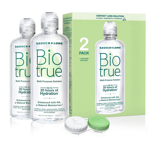 2 Bottles Of Biotrue Contact Lens Solution