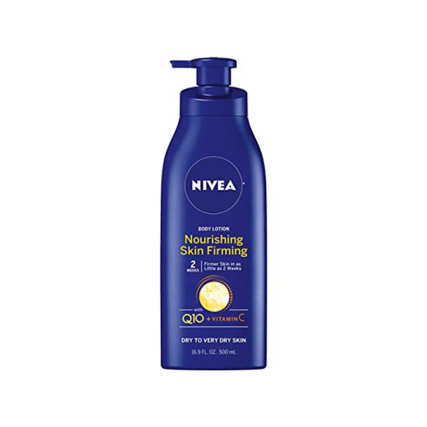 2 botellas de loción corporal reafirmante nutritiva para la piel NIVEA