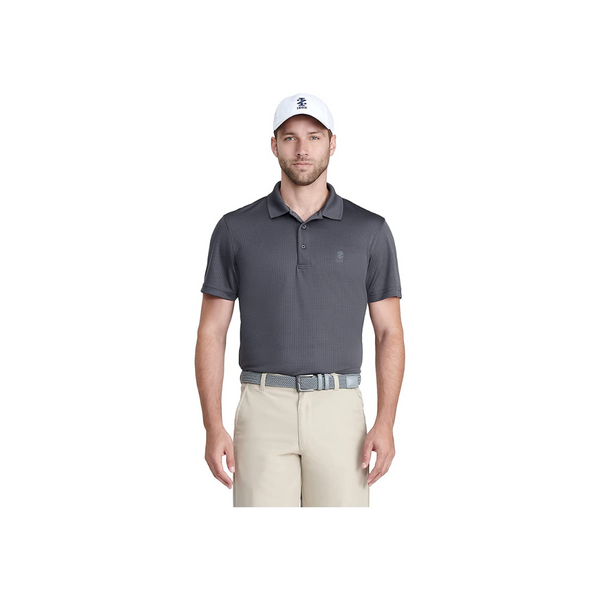 IZOD Polo elástico de manga corta Performance Golf Grid para hombre