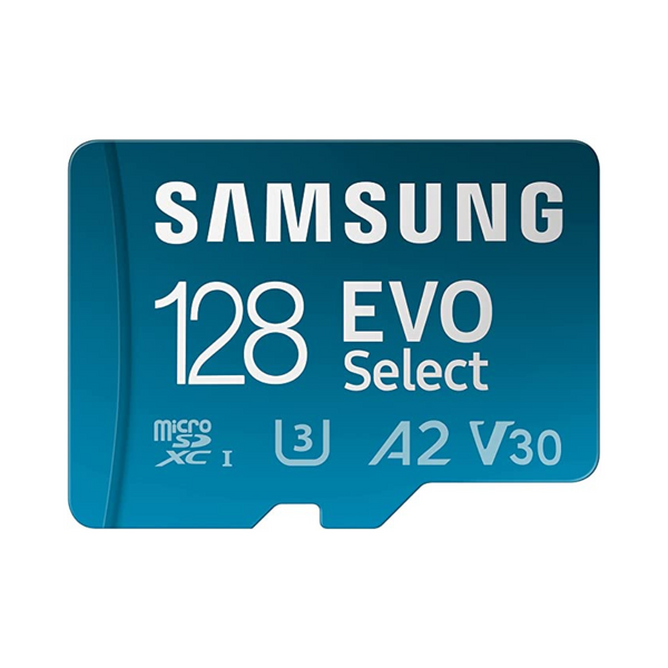 Tarjeta de Memoria Micro SD SAMSUNG EVO Select 128GB + Adaptador