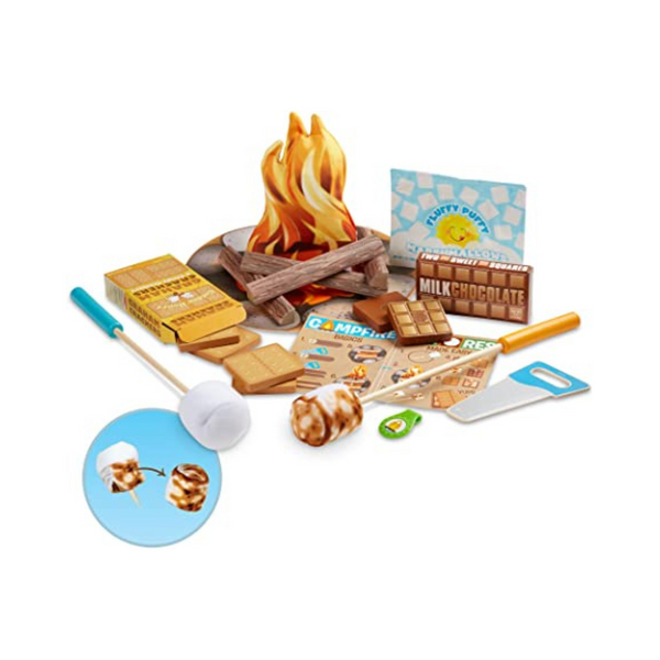 Melissa &amp; Doug Let's Explore Campfire S'Mores juego de juego