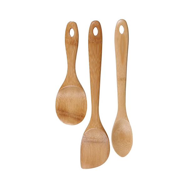 3-Piece Joyce Chen Burnished Bamboo Stir Fry Set