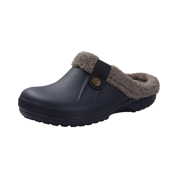 Zuecos clásicos con forro de piel Beslip, pantuflas peludas de invierno impermeables