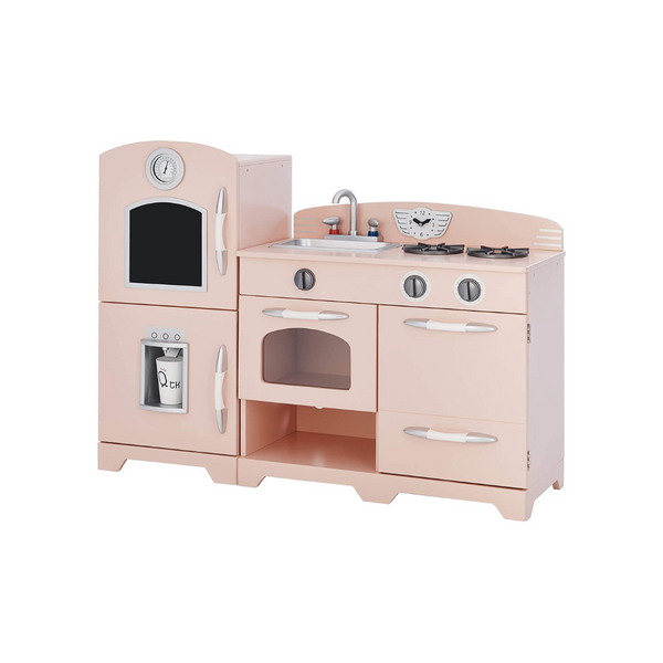 Teamson Kids - Retro Kids Toy Pretend Play Kitchen Playset