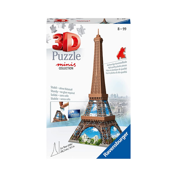 Ravensburger Mini Eiffel Tower 54 Piece 3D Puzzle