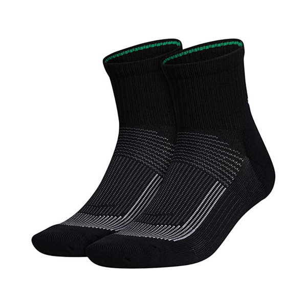 2 Pairs of Adidas Men’s Superlite Running Quarter Socks