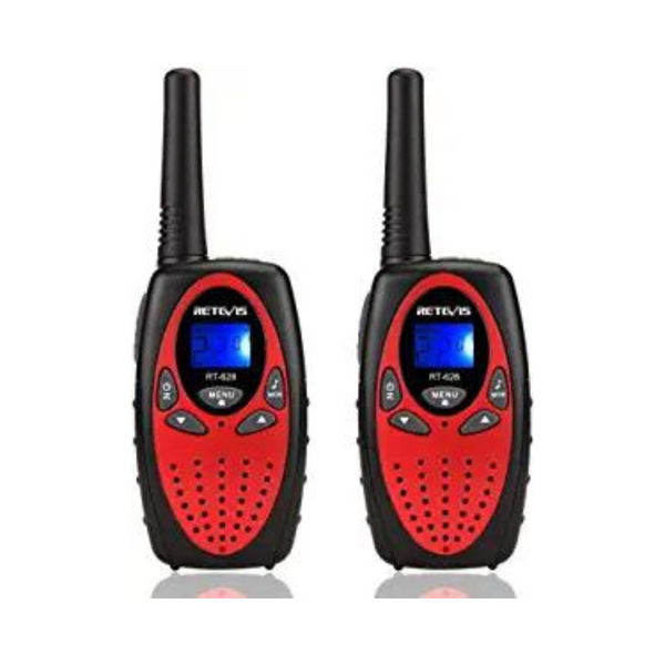 Paquete de 2 walkie talkies para niños Retevis RT628