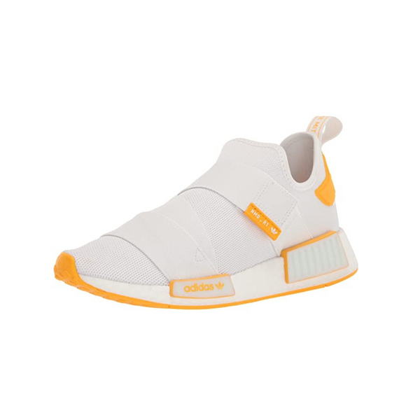 adidas Originals Women's NMD_R1 Shoes (Cloud White/Collegiate Gold)