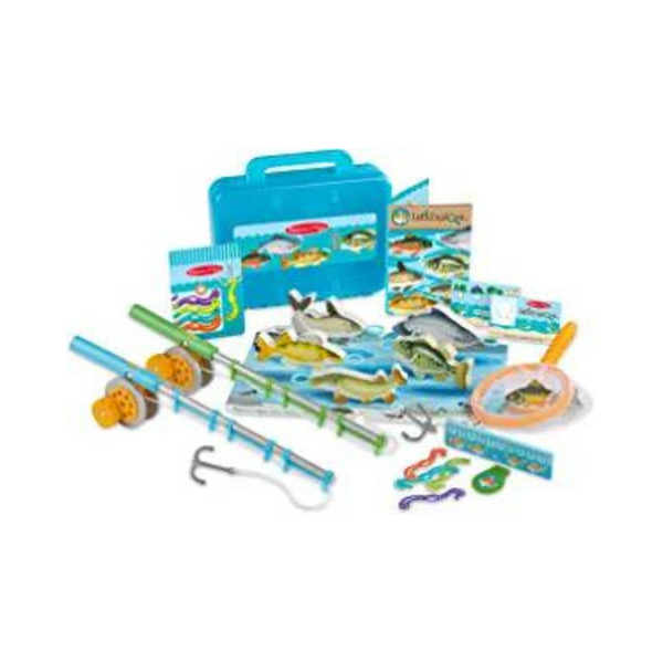 Melissa &amp; Doug Let's Explore Fishing Juego de 21 piezas