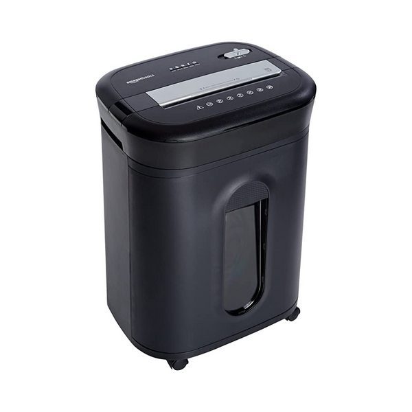 Amazon Basics 15-Sheet Cross-Cut Paper, CD Credit Card Office Shredder