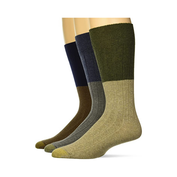 Gold Toe Men's Hampton Crew Socks, 3-Pairs