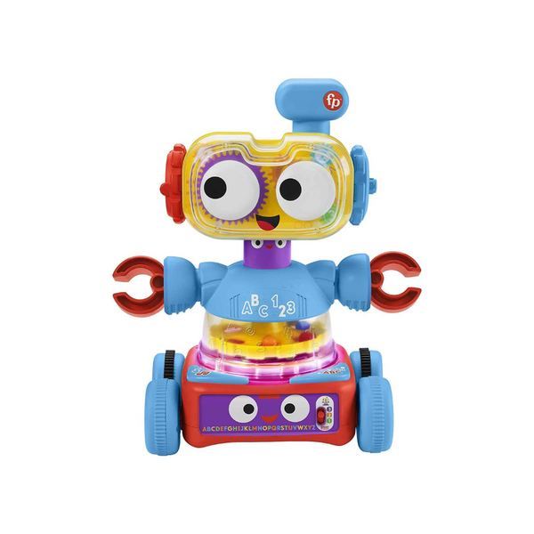 Fisher-Price 4-In-1 Learning Bot With Music Lights & Smart Stages Content