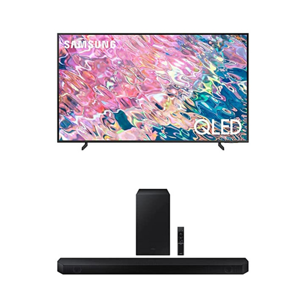 Samsung 75-Inch Class Qled Q60B Series - 4K UHD TV With Dolby Soundbar Set