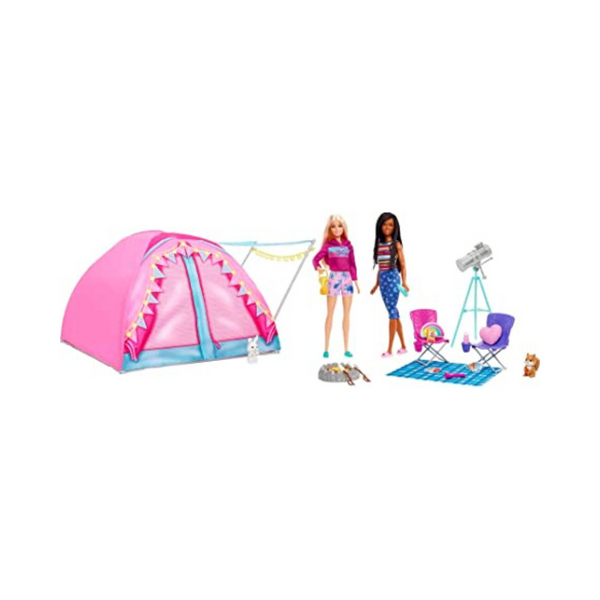 Barbie It Takes Two Camping Playset with Tent