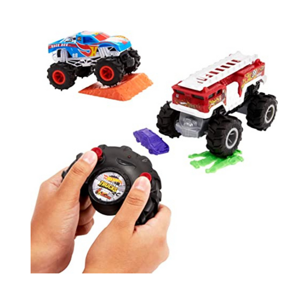 Hot Wheels 2-Pack Remote Control Monster Trucks