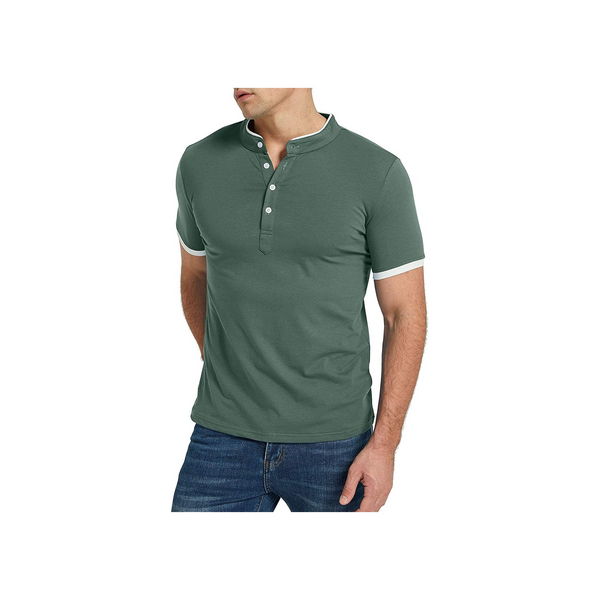 Polos de manga corta para hombre (5 colores)