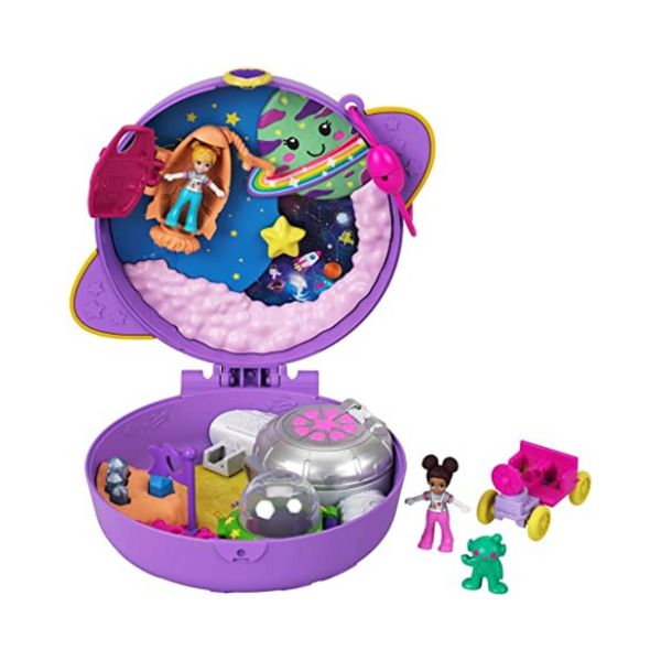 Polly Pocket Saturno Explorador Espacial Compacto