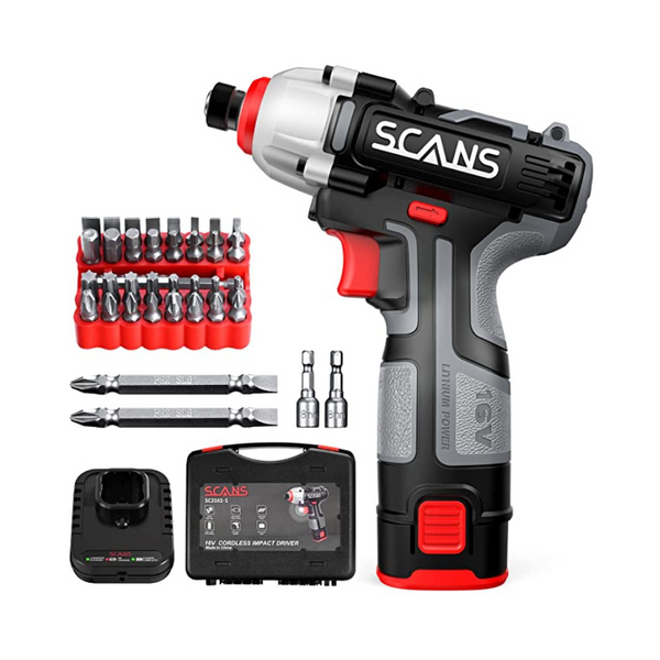 Cordless Impact Driver, 16V Brushless Impact Drill