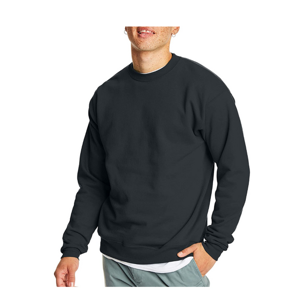 2-Pack Hanes Men's EcoSmart Fleece Crewneck Sweatshirt