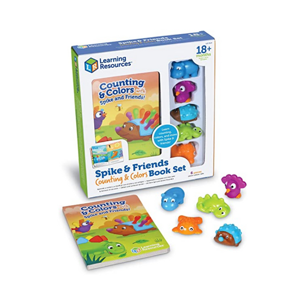 Learning Resources Spike and Friends Counting & Colors Book Set