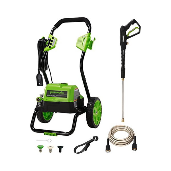 Greenworks 2000 Max PSI @ 1.1 GPM (13 Amp) Electric Pressure Washer