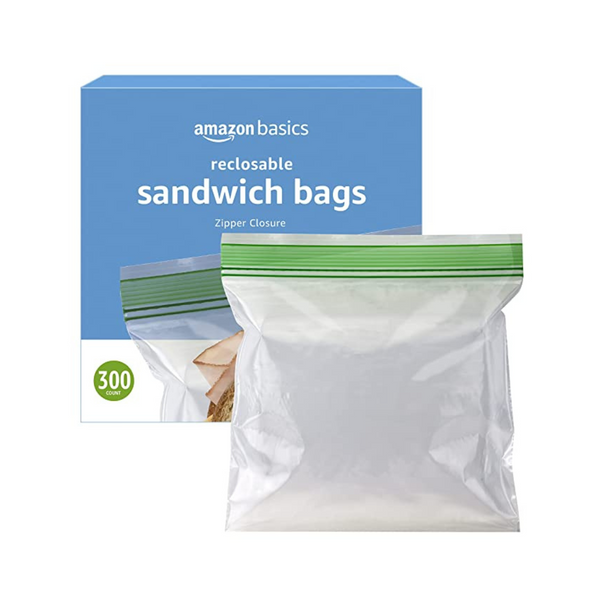 300-Count Amazon Basics Sandwich Storage Bags