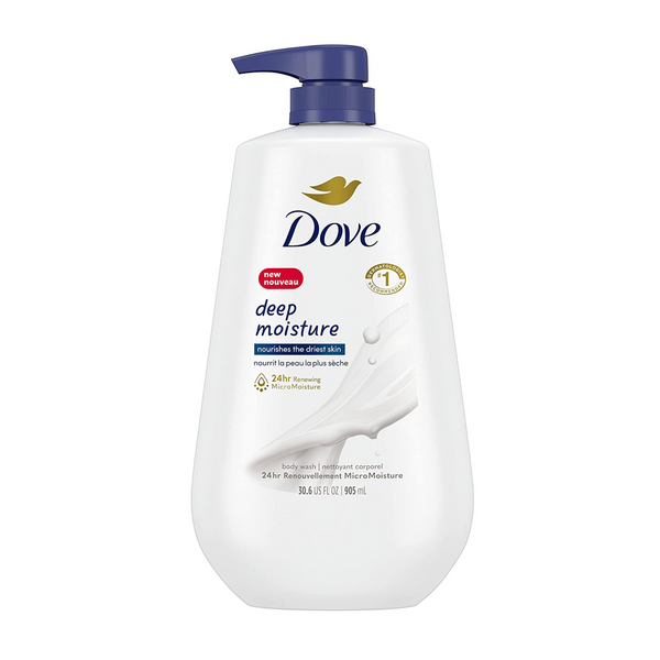 Jabón corporal Dove Deep Moisture con bomba