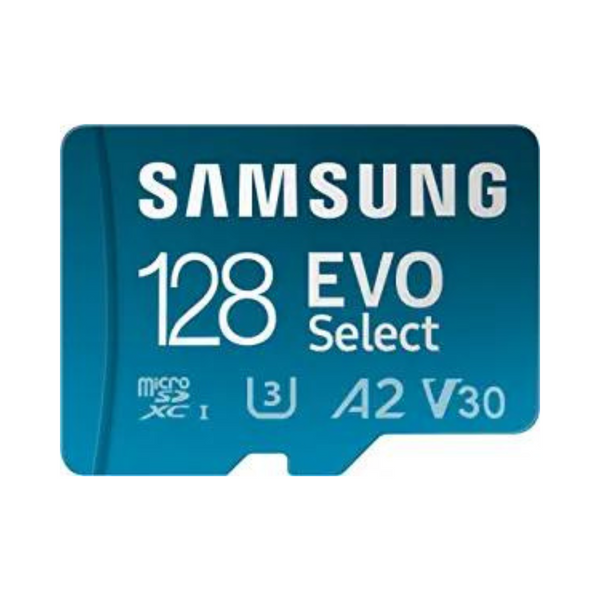 SAMSUNG EVO Select 128GB microSDXC Memory Card + Adapter