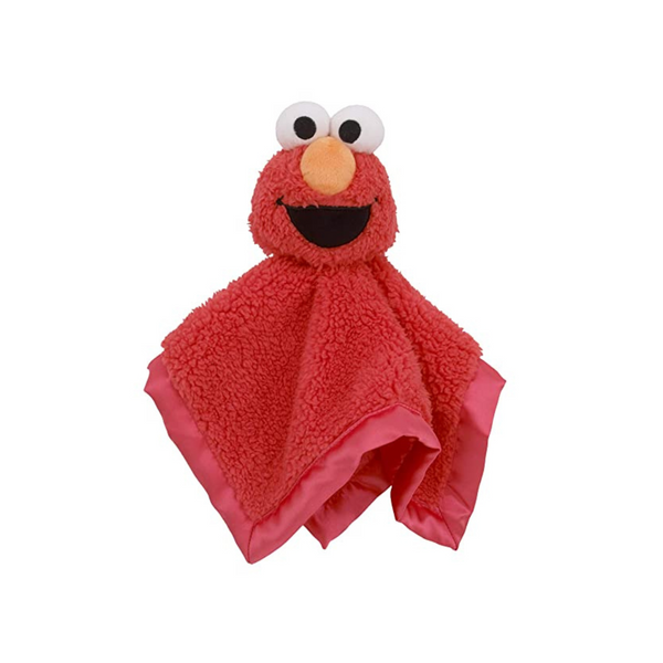 Manta de seguridad Elmo súper suave de color rojo brillante de Barrio Sésamo