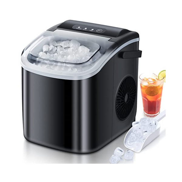 Countertop Ice Maker Machine 6 Mins 9 Bullet Ice