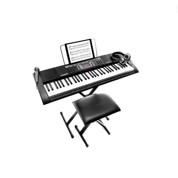 61-Key Portable Keyboard with Built-In Speakers, Stand And Chair