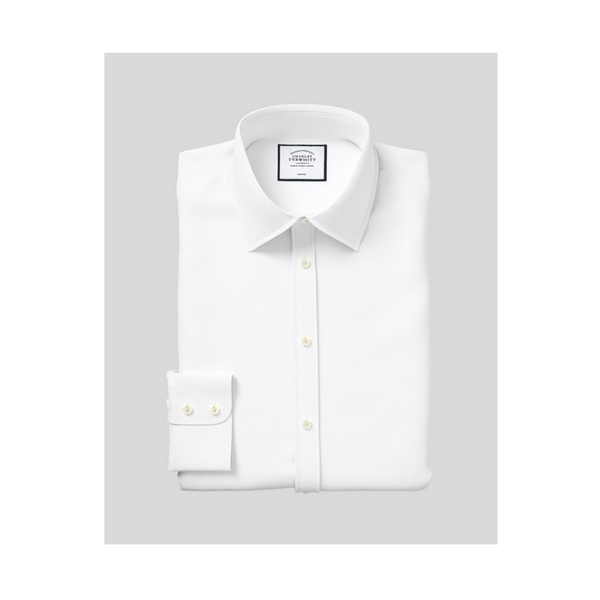 4 Charles Tyrwhitt White Dress Shirts On Sale