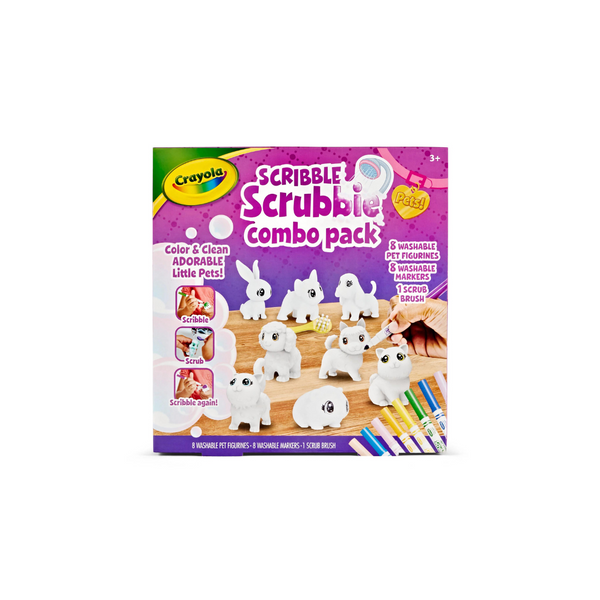 Paquete combinado de mascotas Crayola Scribble Scrubbie