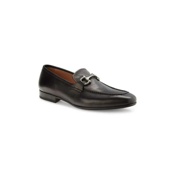 Ferragamo Gancini Leather Bit Loafers