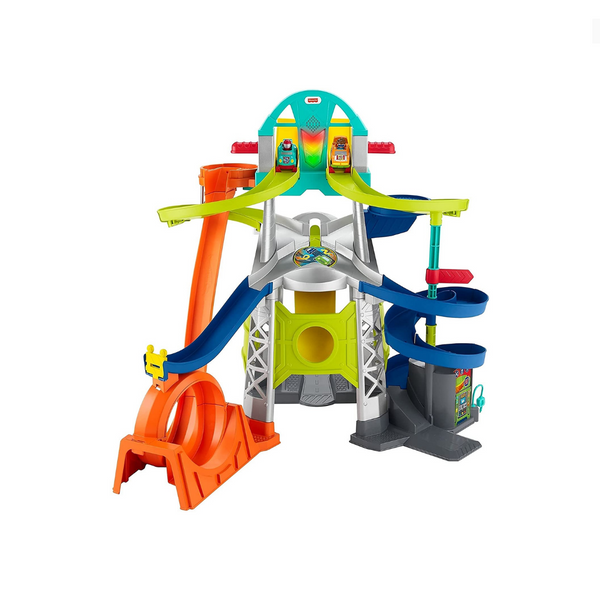 Fisher-Price Little People Launch &amp; Loop Raceway, juego de vehículos