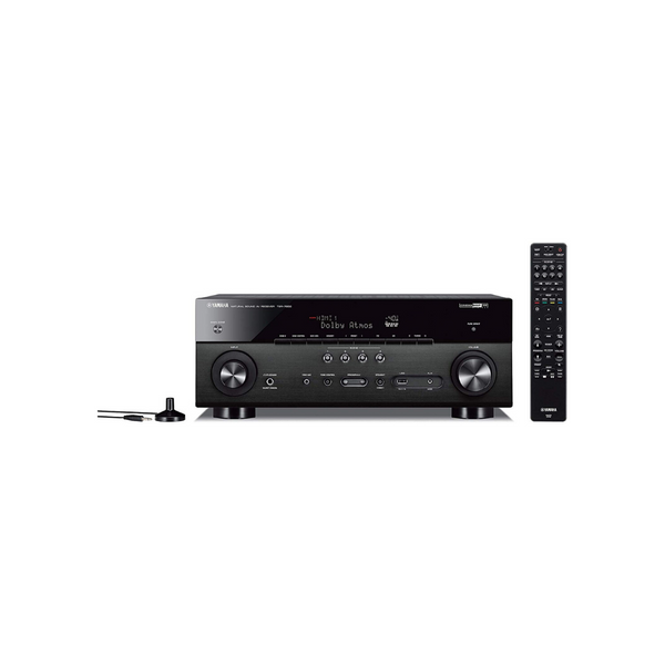 Yamaha TSR 7.2CH Dolby Atmos DTS Wi-Fi BT 4K Receiver, Black (Renewed)